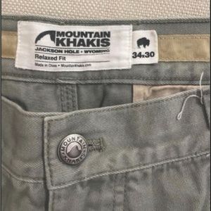 Mountain Khakis 34 by 30 like new